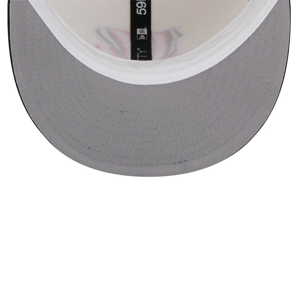 Cincinnati Bengals New Era Soutache 59FIFTY Fitted Hat - Cream - NFL