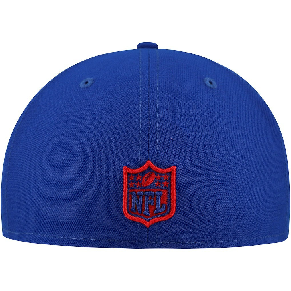 New York Giants New Era Checkered Undervisor 59FIFTY Fitted Hat - Royal - NFL