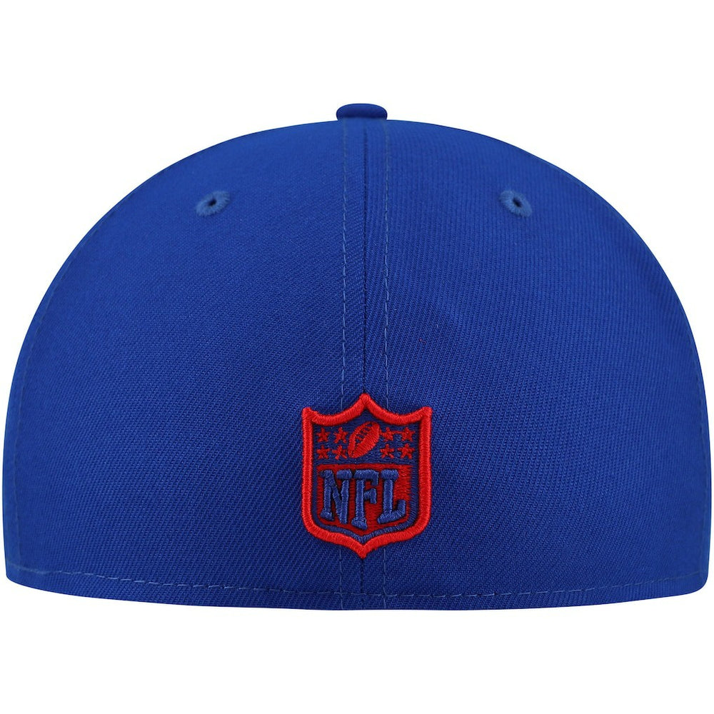 New York Giants New Era Checkered Undervisor 59FIFTY Fitted Hat - Royal - NFL