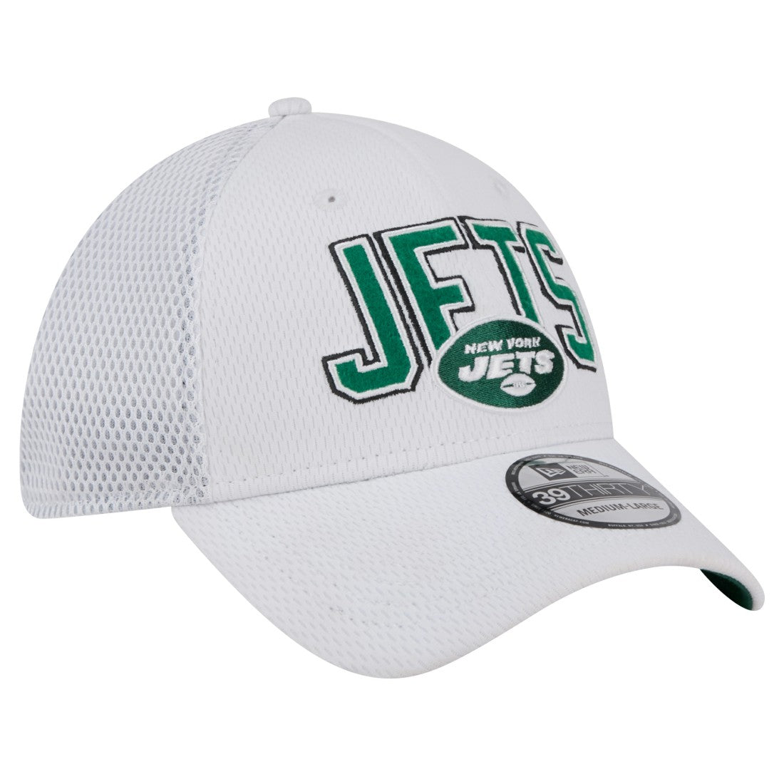 New York Jets New Era Breakers 39THIRTY Flex Hat - White - NFL