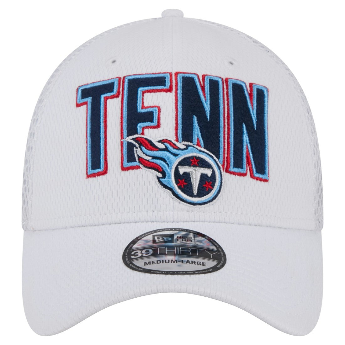 Tennessee Titans New Era Breakers 39THIRTY Flex Hat - White - NFL