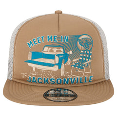 Jacksonville Jaguars New Era Meet Me 9FIFTY Snapback Hat - Tan - NFL