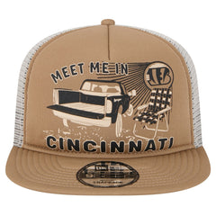 Cincinnati Bengals New Era Meet Me 9FIFTY Snapback Hat - Tan - NFL