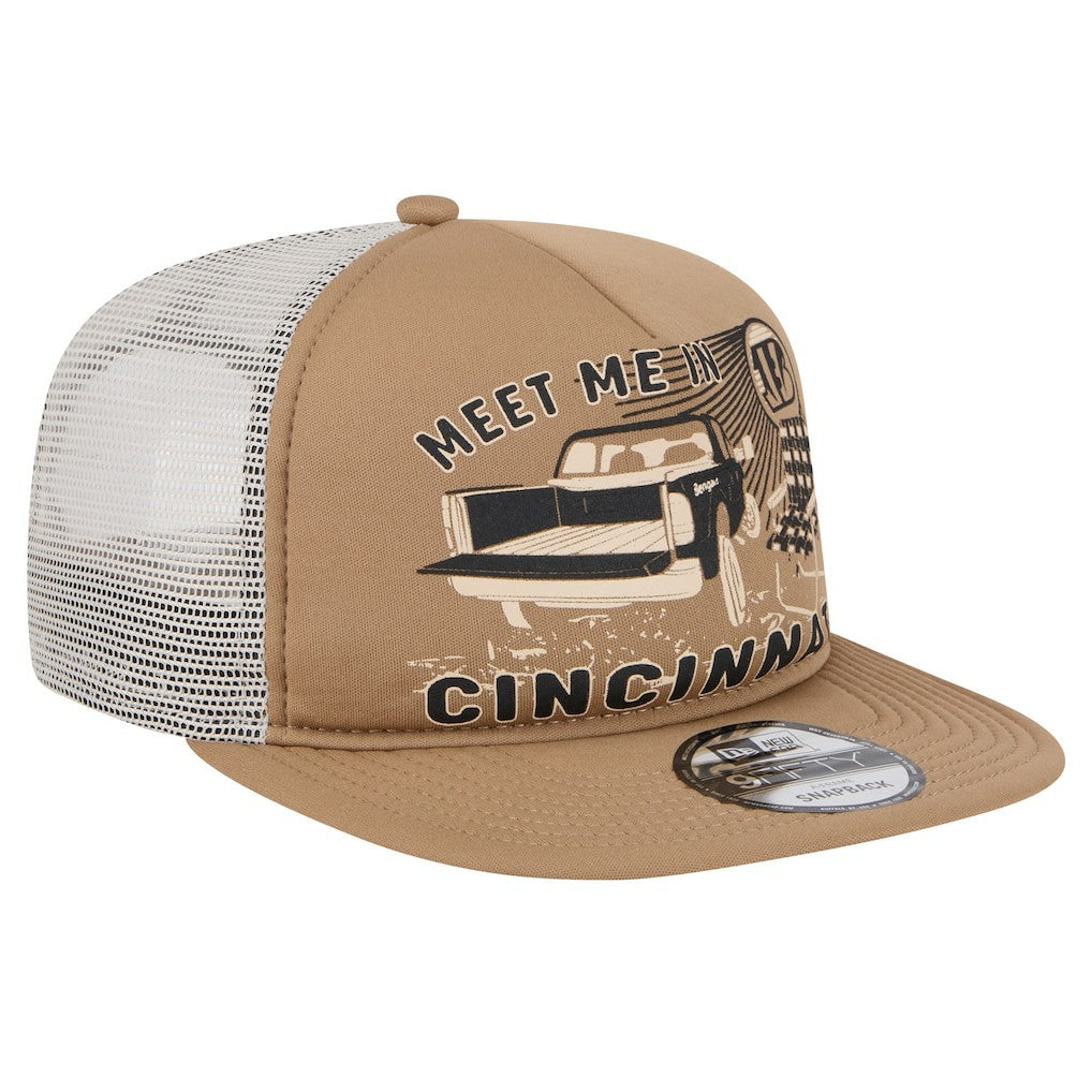 Cincinnati Bengals New Era Meet Me 9FIFTY Snapback Hat - Tan - NFL