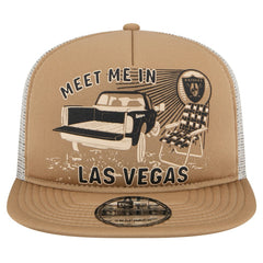 Las Vegas Raiders New Era Meet Me 9FIFTY Snapback Hat - Tan - NFL