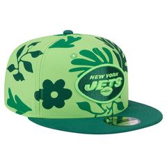 New York Jets New Era Leafy 9FIFTY Snapback Hat - Light Green - NFL