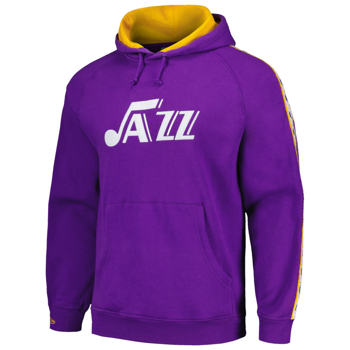 Mitchell & Ness Utah Jazz Hardwood Classics Nights Raglan Pullover Hoodie Purple