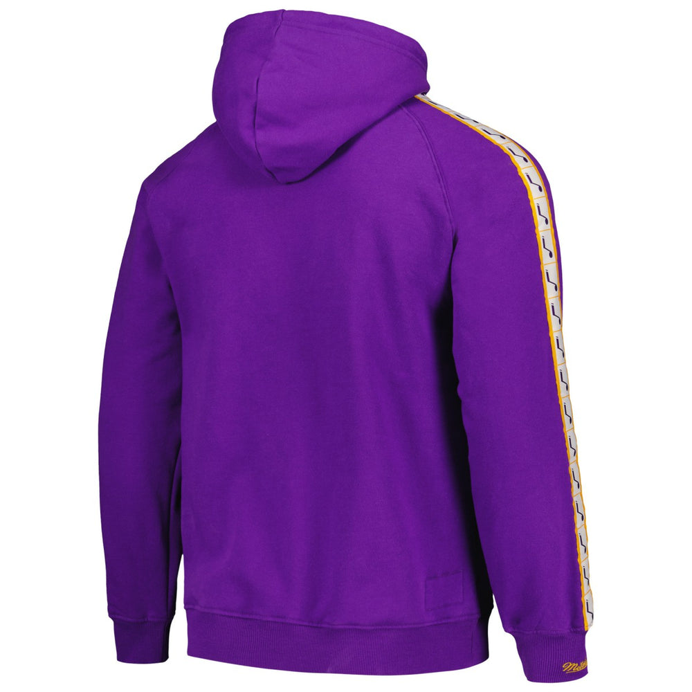 Mitchell & Ness Utah Jazz Hardwood Classics Nights Raglan Pullover Hoodie Purple