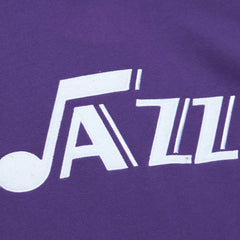 Mitchell & Ness Utah Jazz Hardwood Classics Nights Raglan Pullover Hoodie Purple