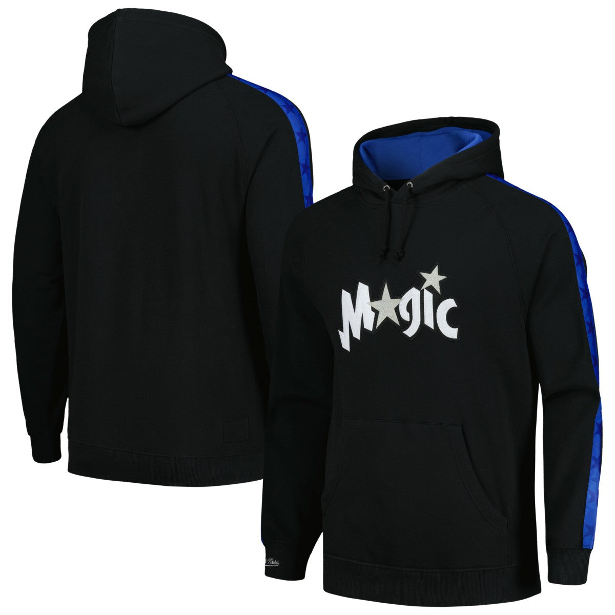 Mitchell & Ness Orlando Magic Hardwood Classics Nights Raglan Pullover Hoodie Black