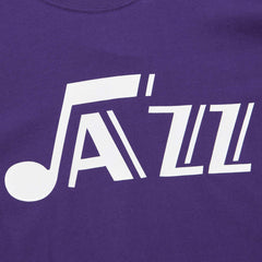 Mitchell & Ness Utah Jazz Hardwood Classics Nights Premium T-Shirt Purple