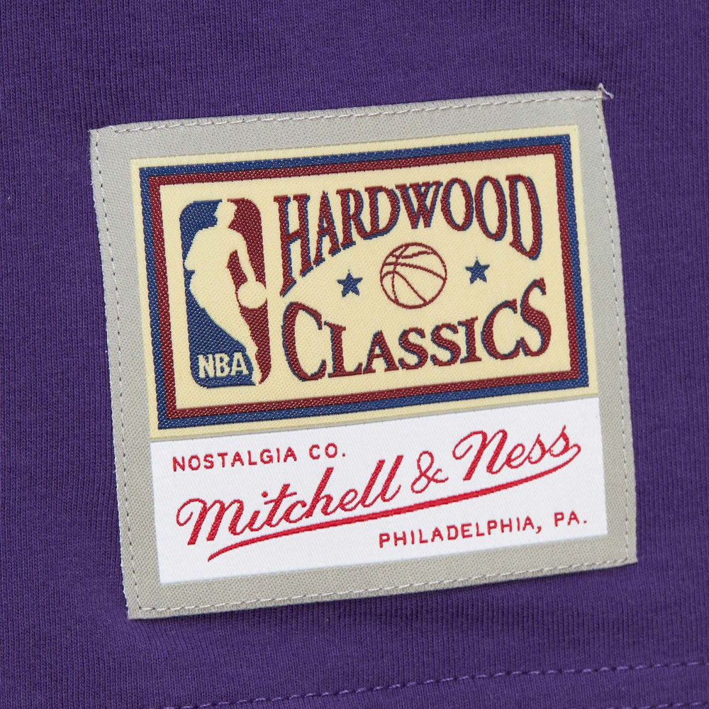 Mitchell & Ness Utah Jazz Hardwood Classics Nights Premium T-Shirt Purple