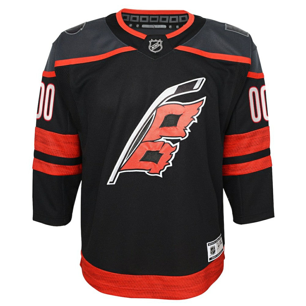 Carolina Hurricanes Youth Home Premier Custom Jersey - Black | NHL sale