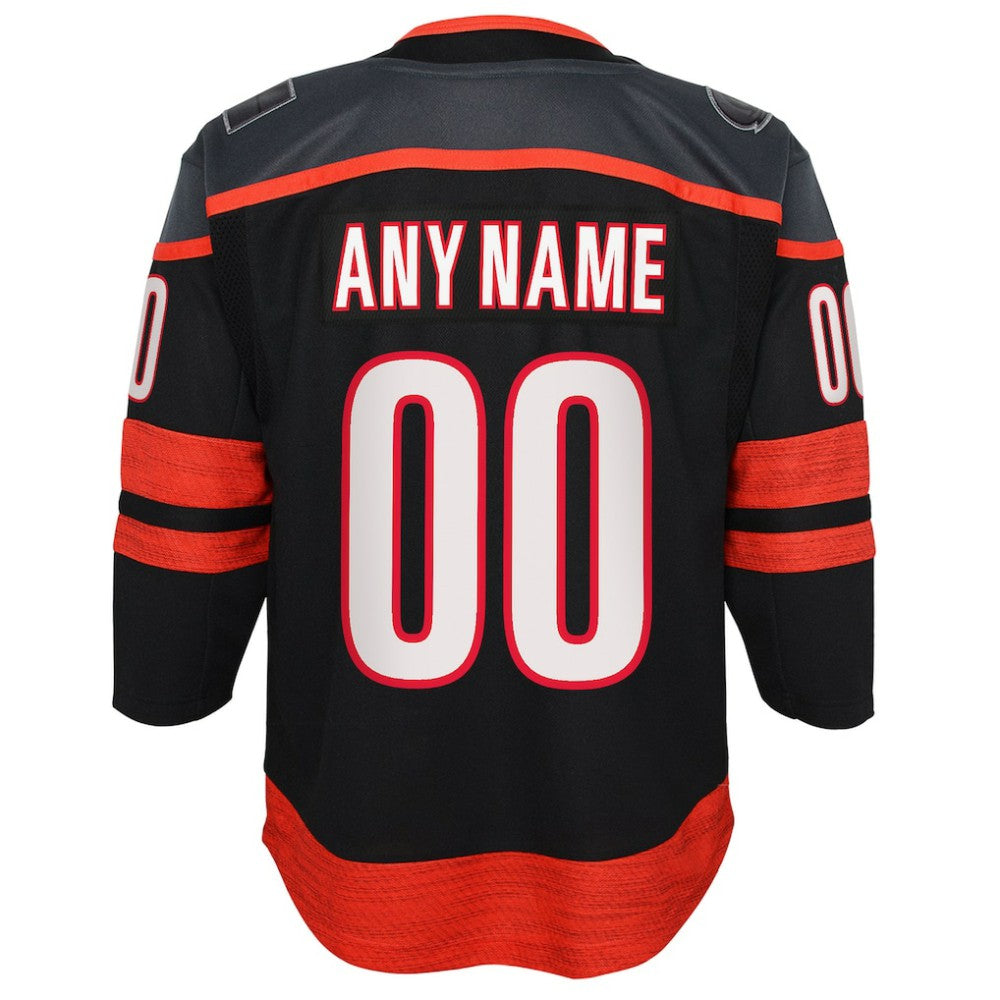 Carolina Hurricanes Youth Home Premier Custom Jersey - Black | NHL sale