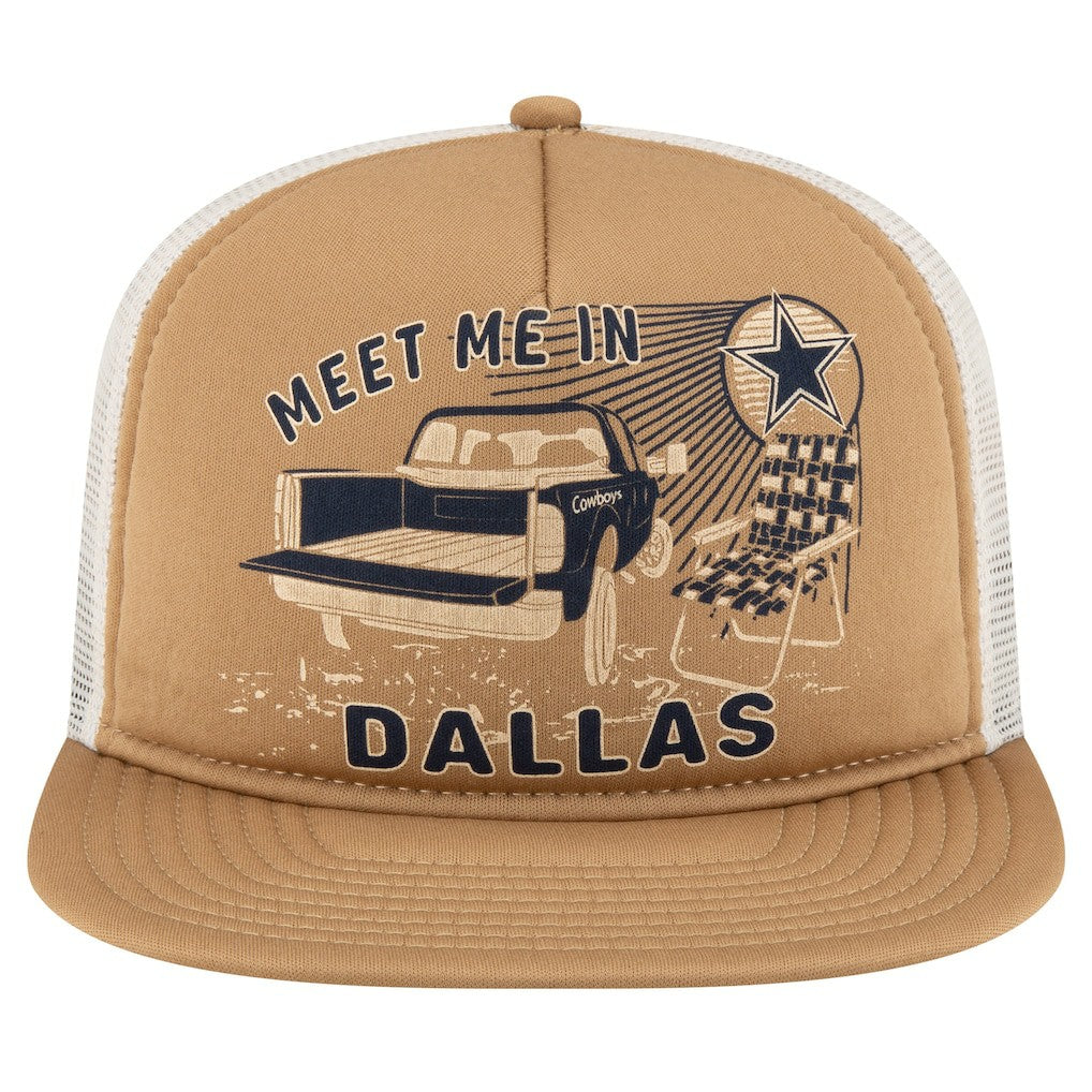 Dallas Cowboys New Era Meet Me 9FIFTY Snapback Hat - Stone - NFL