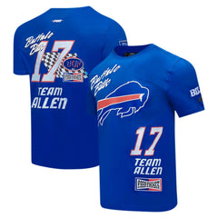 Josh Allen Buffalo Bills Pro Standard Fast Lane Name & Number Player T-Shirt - Royal - NFL