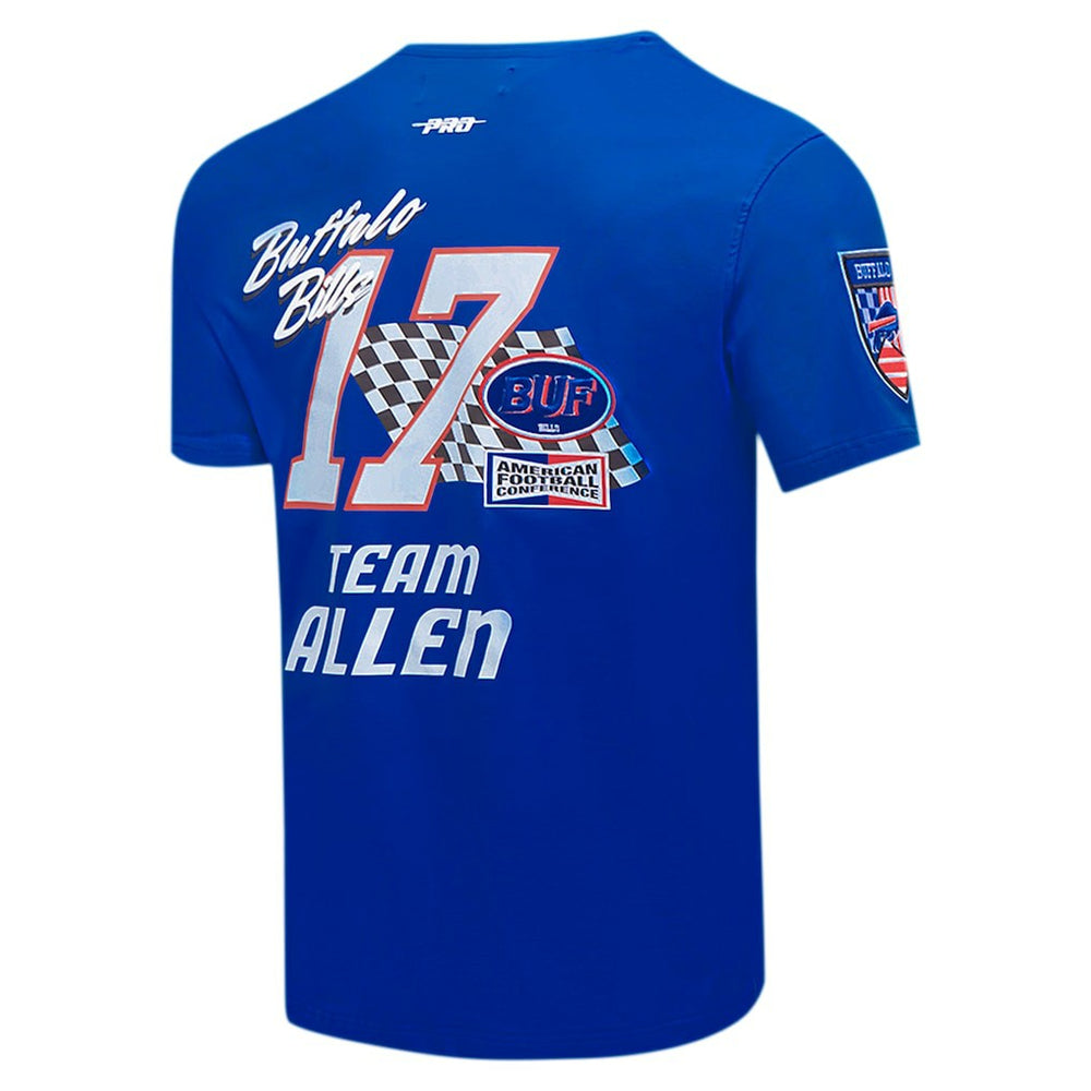 Josh Allen Buffalo Bills Pro Standard Fast Lane Name & Number Player T-Shirt - Royal - NFL