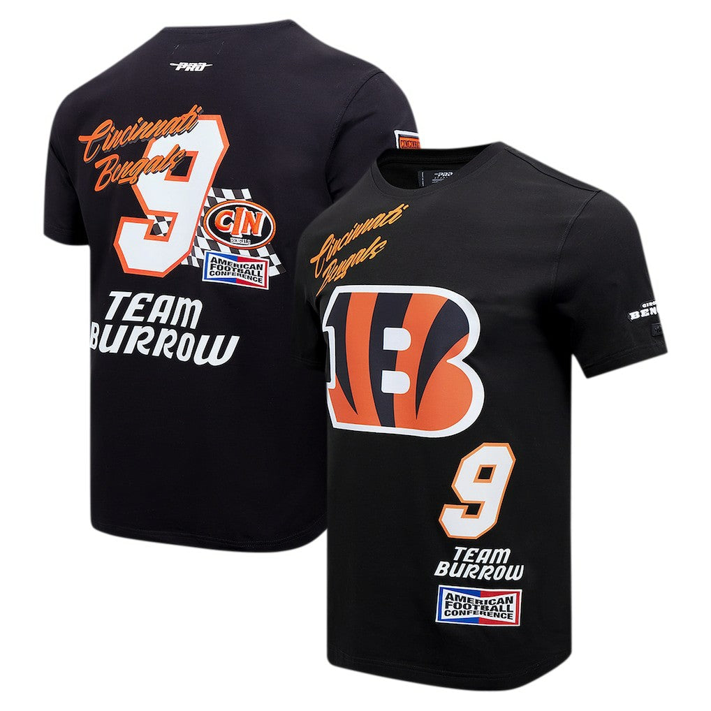 Joe Burrow Cincinnati Bengals Pro Standard Fast Lane Name & Number Player T-Shirt - Black - NFL