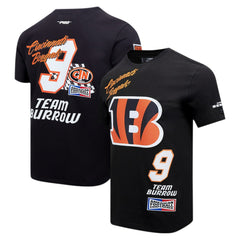 Joe Burrow Cincinnati Bengals Pro Standard Fast Lane Name & Number Player T-Shirt - Black - NFL