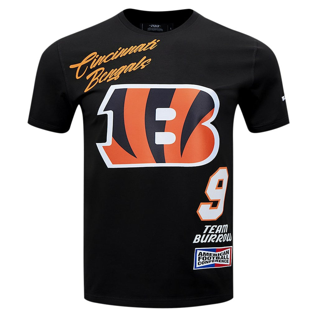 Joe Burrow Cincinnati Bengals Pro Standard Fast Lane Name & Number Player T-Shirt - Black - NFL