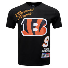 Joe Burrow Cincinnati Bengals Pro Standard Fast Lane Name & Number Player T-Shirt - Black - NFL