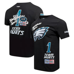 Jalen Hurts Philadelphia Eagles Pro Standard Fast Lane Name & Number Player T-Shirt - Black - NFL