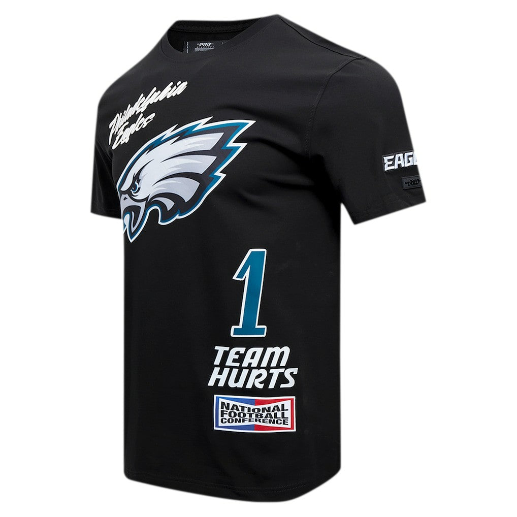 Jalen Hurts Philadelphia Eagles Pro Standard Fast Lane Name & Number Player T-Shirt - Black - NFL