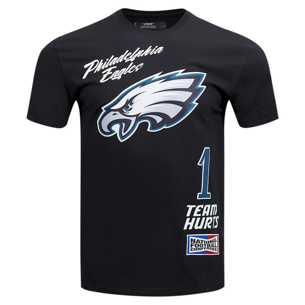 Jalen Hurts Philadelphia Eagles Pro Standard Fast Lane Name & Number Player T-Shirt - Black - NFL