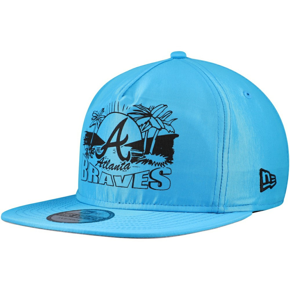 Atlanta Braves New Era Neon Golfer Snapback Hat Discount