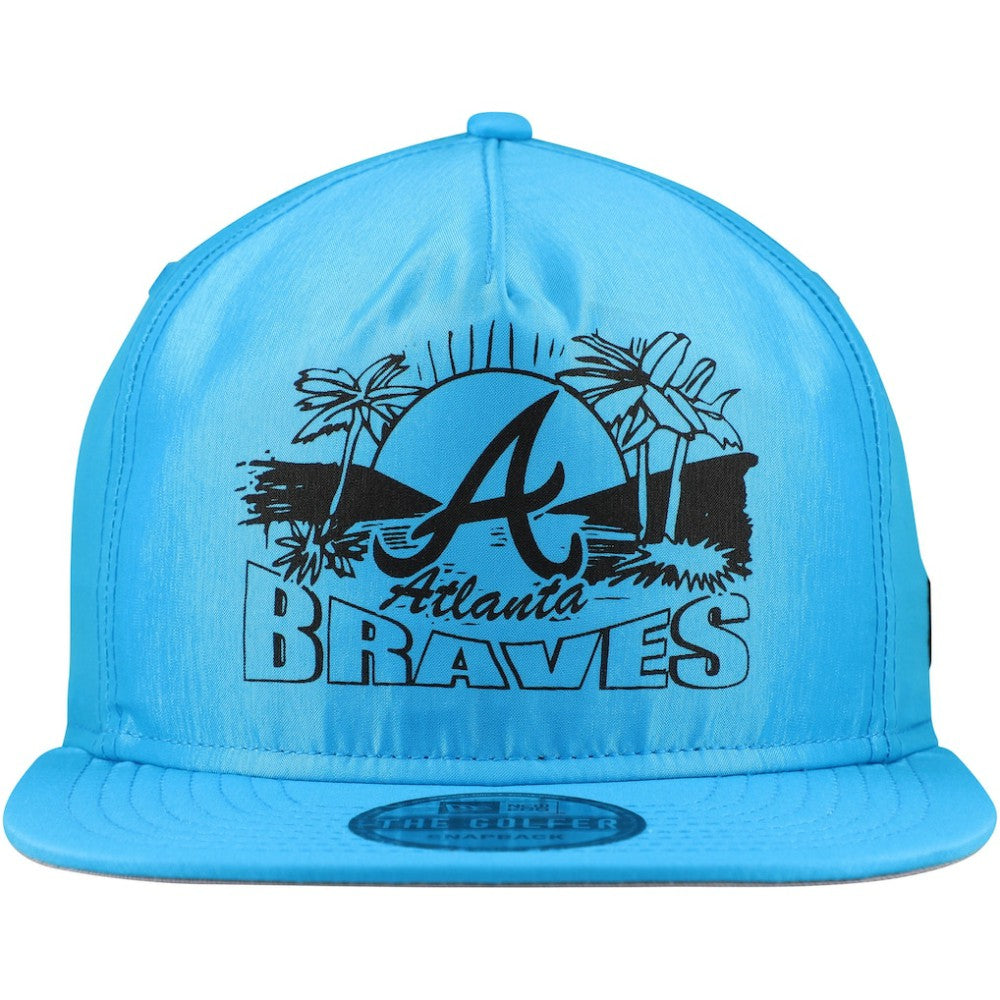 Atlanta Braves New Era Neon Golfer Snapback Hat Discount