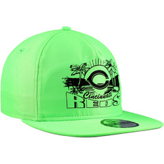 Cincinnati Reds New Era Neon Golfer Snapback Hat Outlet