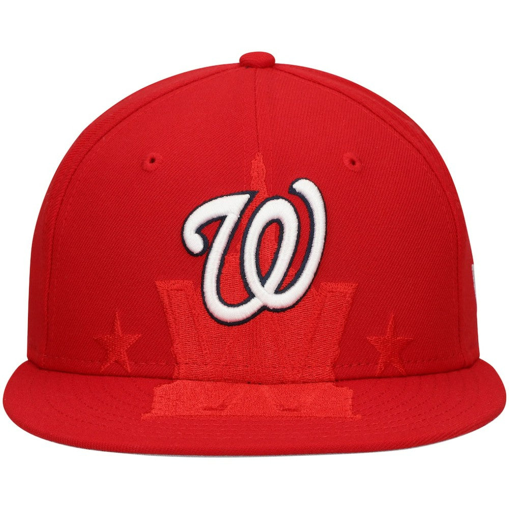 Washington Nationals New Era Shadow Logo 59FIFTY Fitted Hat Outlet