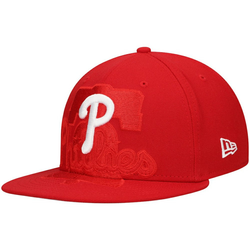 Philadelphia Phillies New Era Shadow Logo 59FIFTY Fitted Hat Near Me