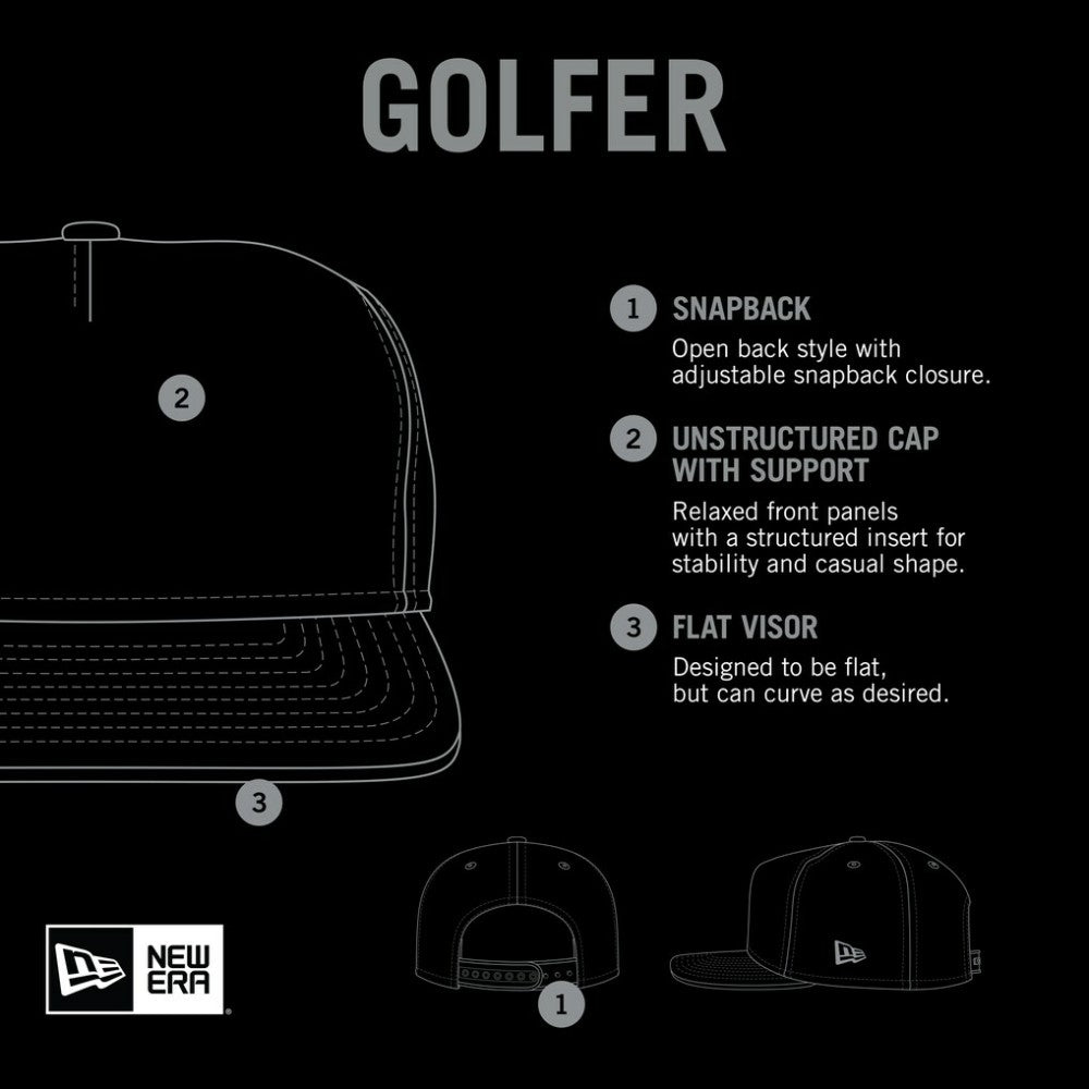 New York Mets New Era Spring Spectrum Golfer Snapback Hat Outlet