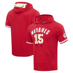 Patrick Mahomes Kansas City Chiefs Pro Standard Player Name & Number Hoodie T-Shirt - Red - NFL