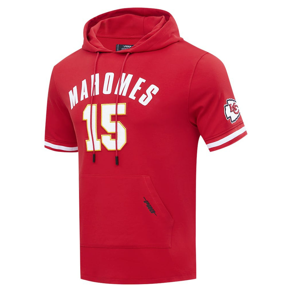 Patrick Mahomes Kansas City Chiefs Pro Standard Player Name & Number Hoodie T-Shirt - Red - NFL
