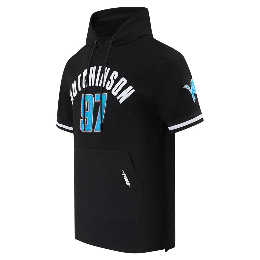 Aidan Hutchinson Detroit Lions Pro Standard Player Name & Number Hoodie T-Shirt - Black - NFL