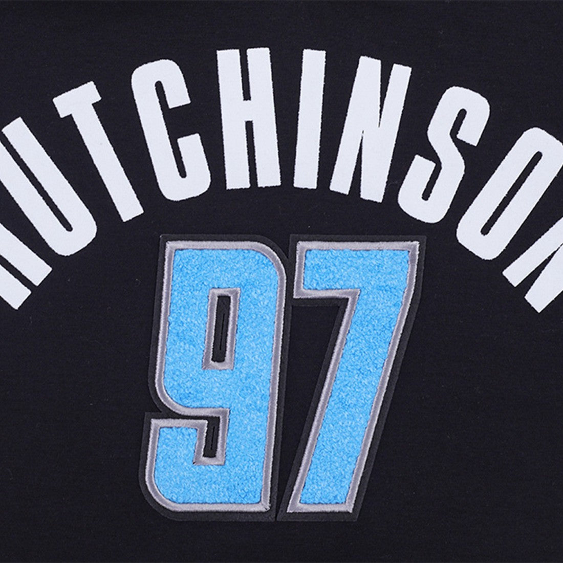 Aidan Hutchinson Detroit Lions Pro Standard Player Name & Number Hoodie T-Shirt - Black - NFL