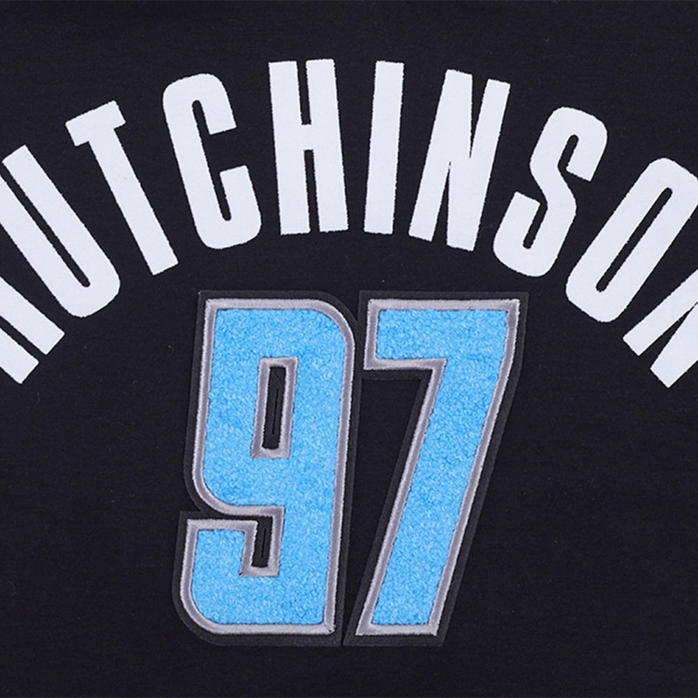 Aidan Hutchinson Detroit Lions Pro Standard Player Name & Number Hoodie T-Shirt - Black - NFL