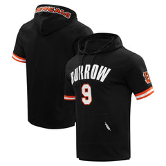 Joe Burrow Cincinnati Bengals Pro Standard Player Name & Number Hoodie T-Shirt - Black - NFL