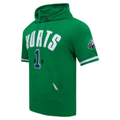 Jalen Hurts Philadelphia Eagles Pro Standard Player Name & Number Hoodie T-Shirt - Kelly Green - NFL