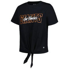 San Francisco Giants The Wild Collective Women's Twist Front T-Shirt Sale