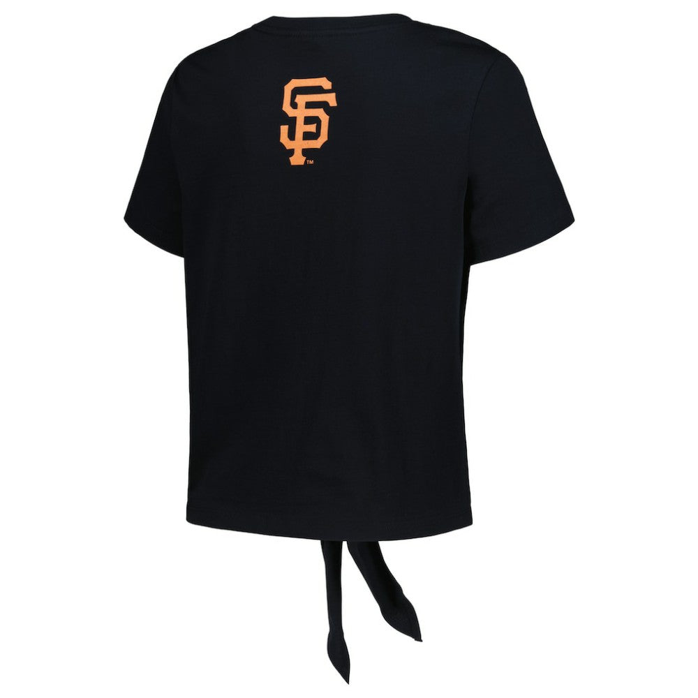 San Francisco Giants The Wild Collective Women's Twist Front T-Shirt Sale
