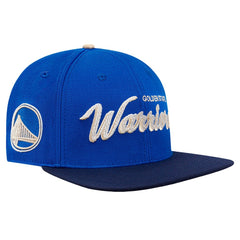 Golden State Warriors Pro Standard Legacy Snapback Hat Royal/Navy