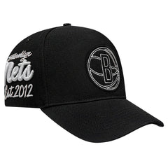Brooklyn Nets Pro Standard Paint the City Pinch Front Snapback Hat Black