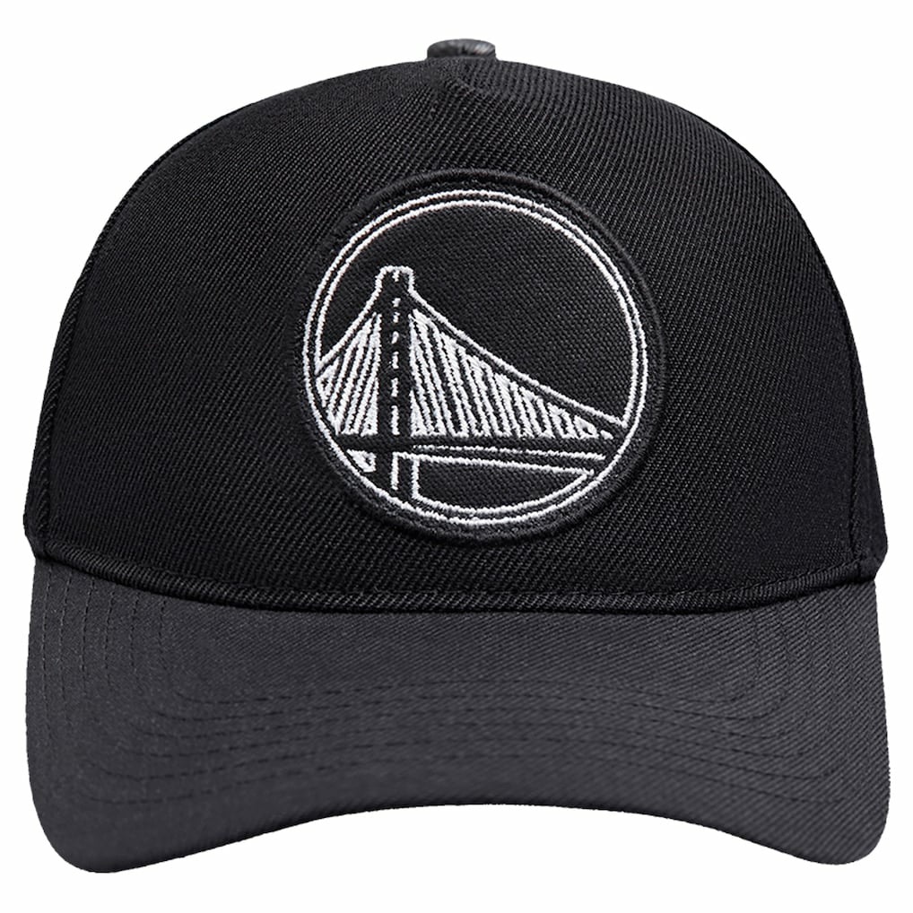Golden State Warriors Pro Standard Paint the City Pinch Front Snapback Hat Black