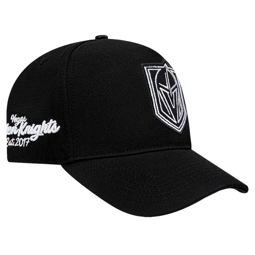 Vegas Golden Knights Pro Standard Paint the City Pinch Front Snapback Hat - Black | NHL Lifestyle