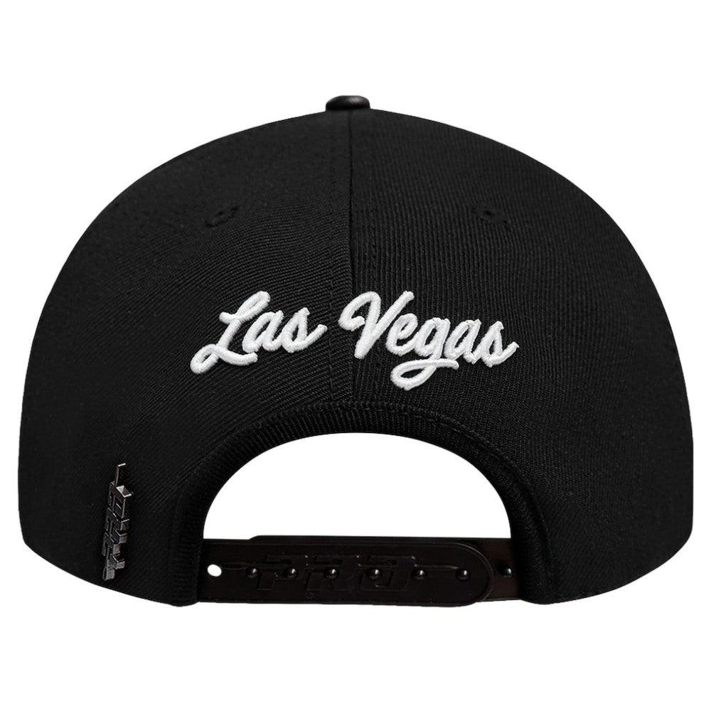 Vegas Golden Knights Pro Standard Paint the City Pinch Front Snapback Hat - Black | NHL Lifestyle