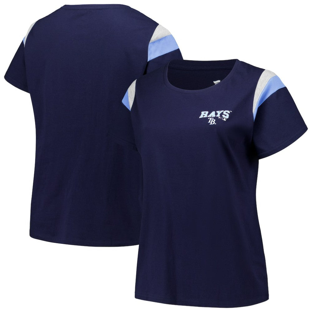 Tampa Bay Rays Profile Women's Plus Size Scoop Neck T-Shirt Sale