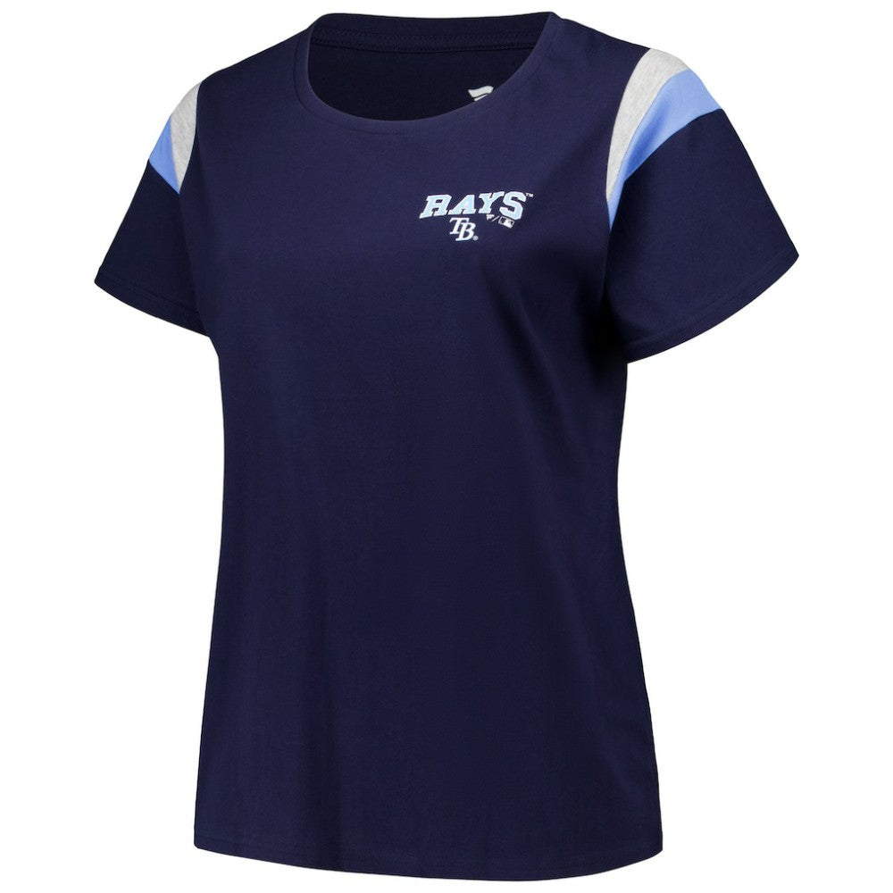 Tampa Bay Rays Profile Women's Plus Size Scoop Neck T-Shirt Sale